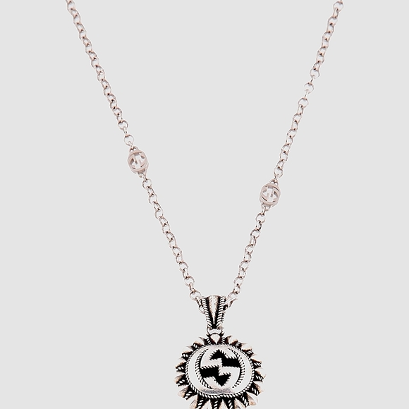 GUCCI INTERLOCKED GUCCI G LOGO EMBELLISHED PENDANT STATION - Picture 3 of 8